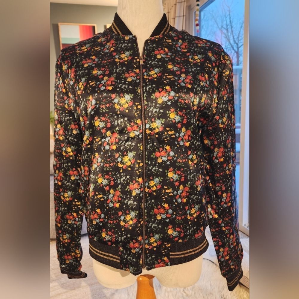 SAINT LAURENT PARIS BOMBER JACKET SZ 42